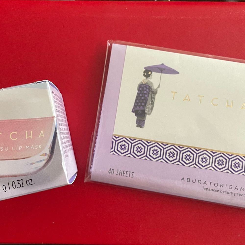 SOLD—Tatcha aburatorigami 40 cent AND Kissu lip